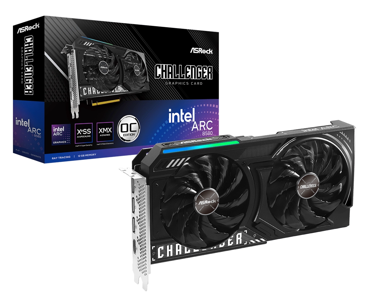 Karta graficzna ASrock Arc B580 Challenger OC 12GB GDDR6 192bit