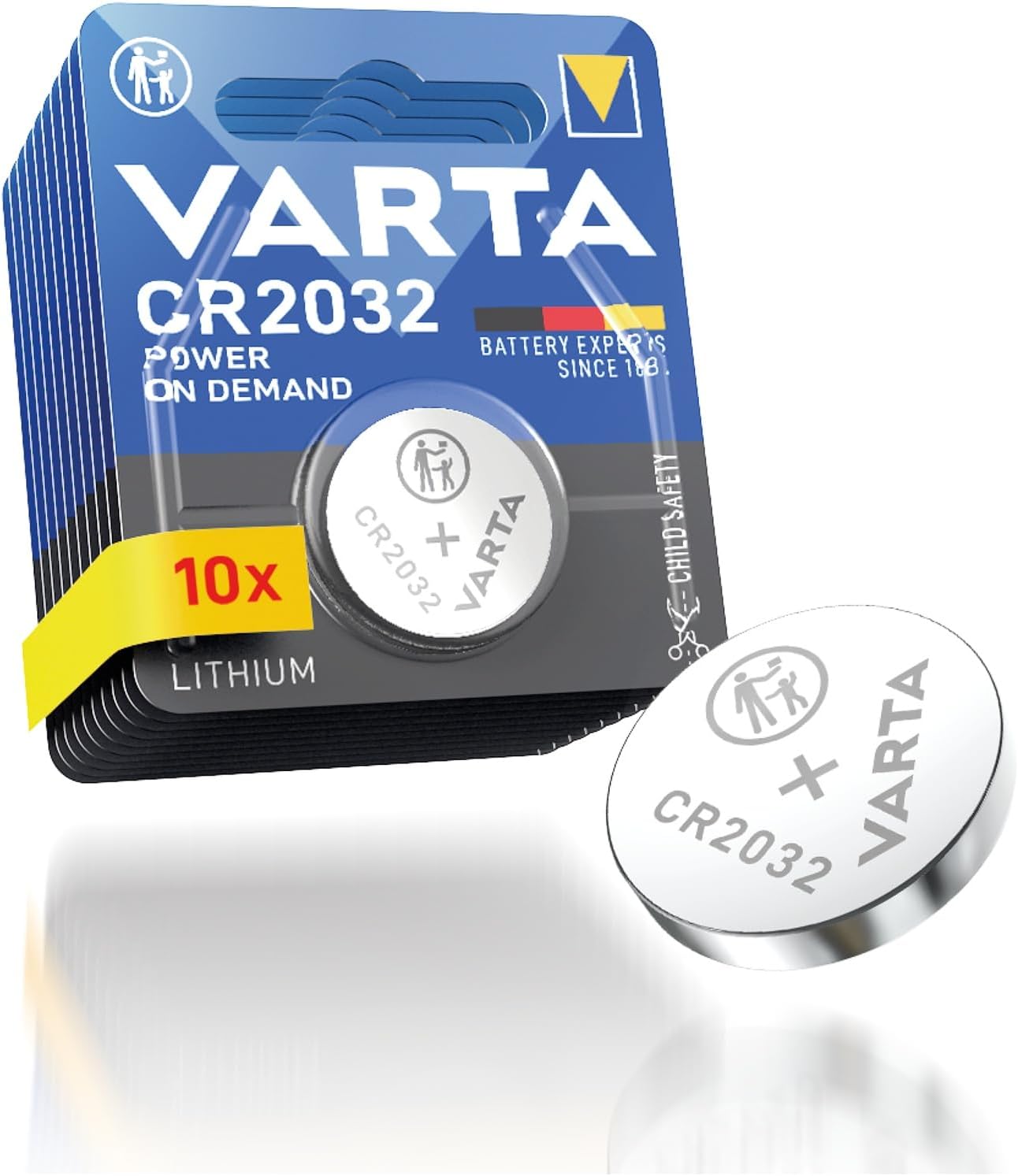 VARTA CR2032 Guzikowe litowe baterie 3V 10 opakowania