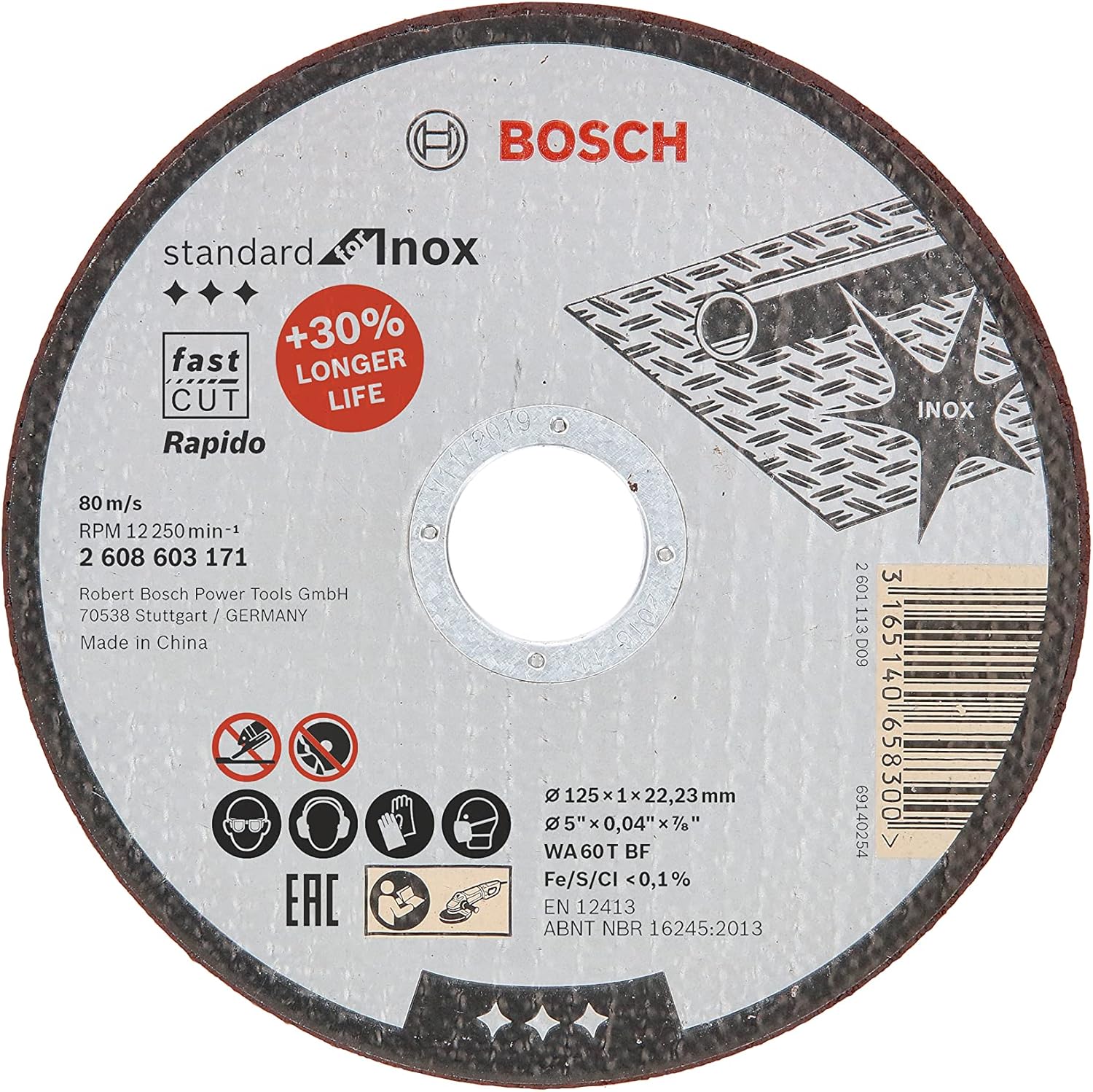 Bosch 1x Tarcza tnąca PRO Stainless/Metal Long Life 22,23mm