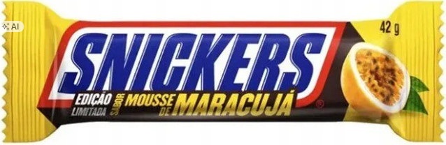 SNICKERS EDYCJA LIMITOWANA - Batonik z musem MARAKUJA - 42g - BRAZYLIA - MARACUYA - od fif-tek