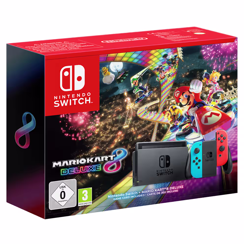 Konsola Nintendo Switch + gra "Mario Kart 8 Deluxe" - Nintendo Store