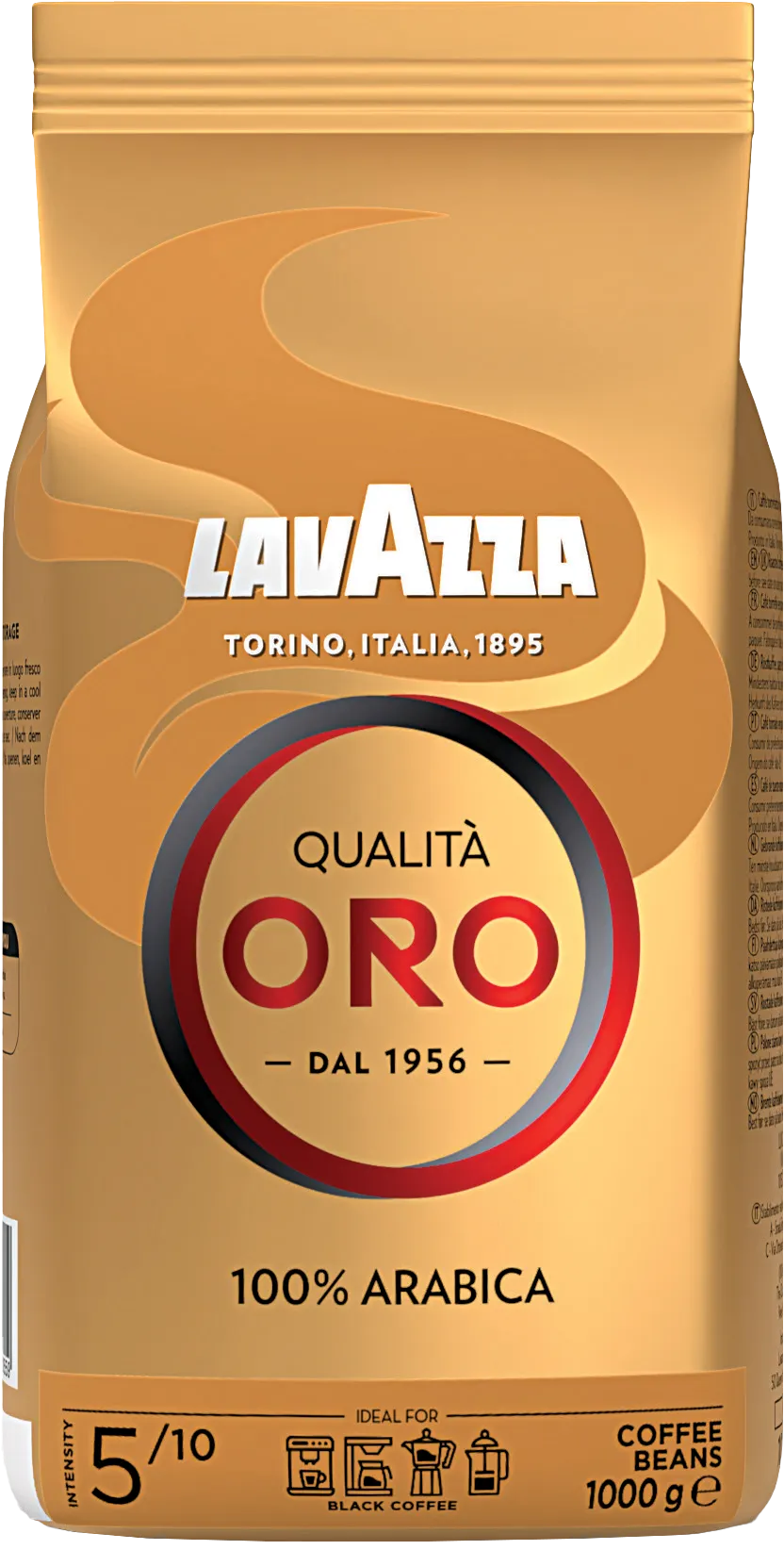 Kawa ziarnista Qualita Oro Lavazza 1kg (przy zakupie 2 opakowań) - DiNO