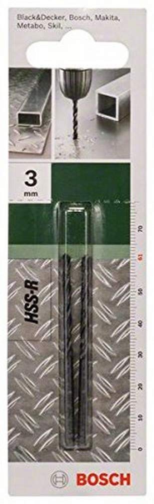 Bosch Wiertła do metalu HSS-R DIN 338 D = 3,0 mm; L = 61 mm