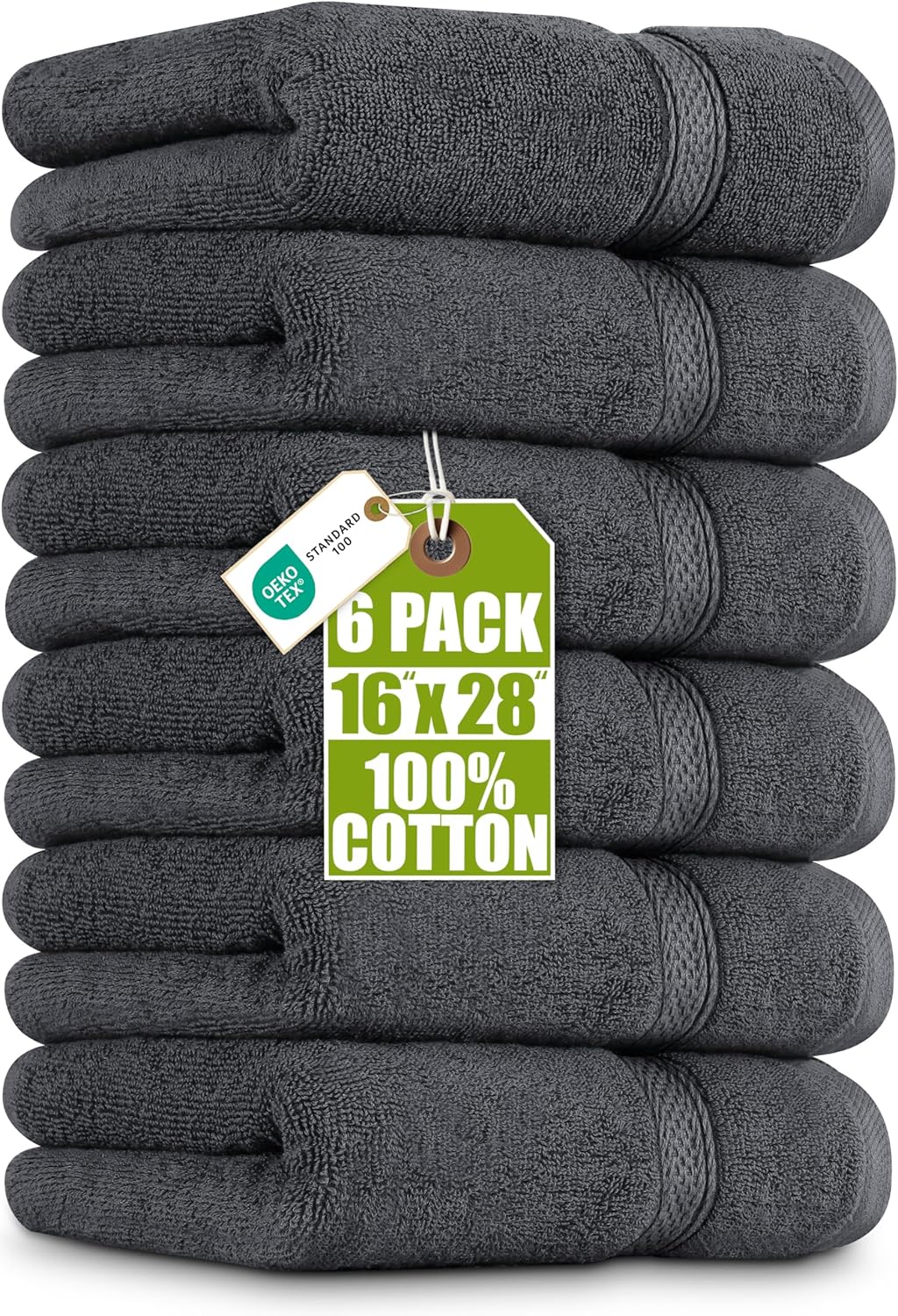 6 SZTUK - Ręczniki Utopia Towels 100% czesana bawełna typu ring spun 40 x 71 cm