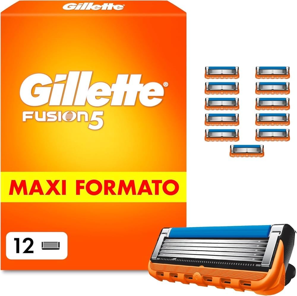 12 SZTUK - Gillette Fusion5 ostrza do golenia dla mężczyzn + BON 20 PLN na kolejne zakupy