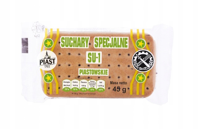 Suchary wojskowe Piast specjalne SU-1 45g
