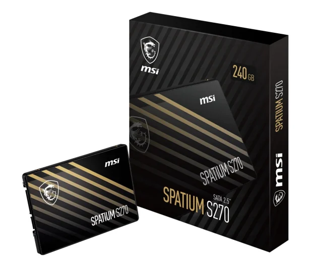 Dysk MSI 240GB 2,5" SATA SSD Spatium S270