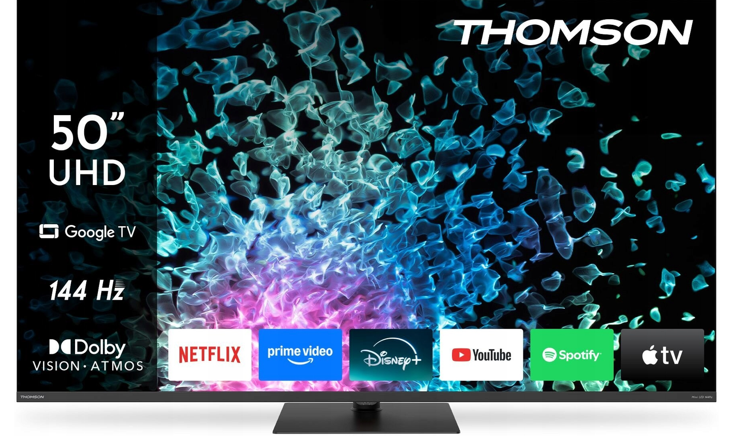 Telewizor QD MiniLed Thomson 50MG7C15 50" 4K UHD miniLED Google TV czarny - od mobalu-sklep