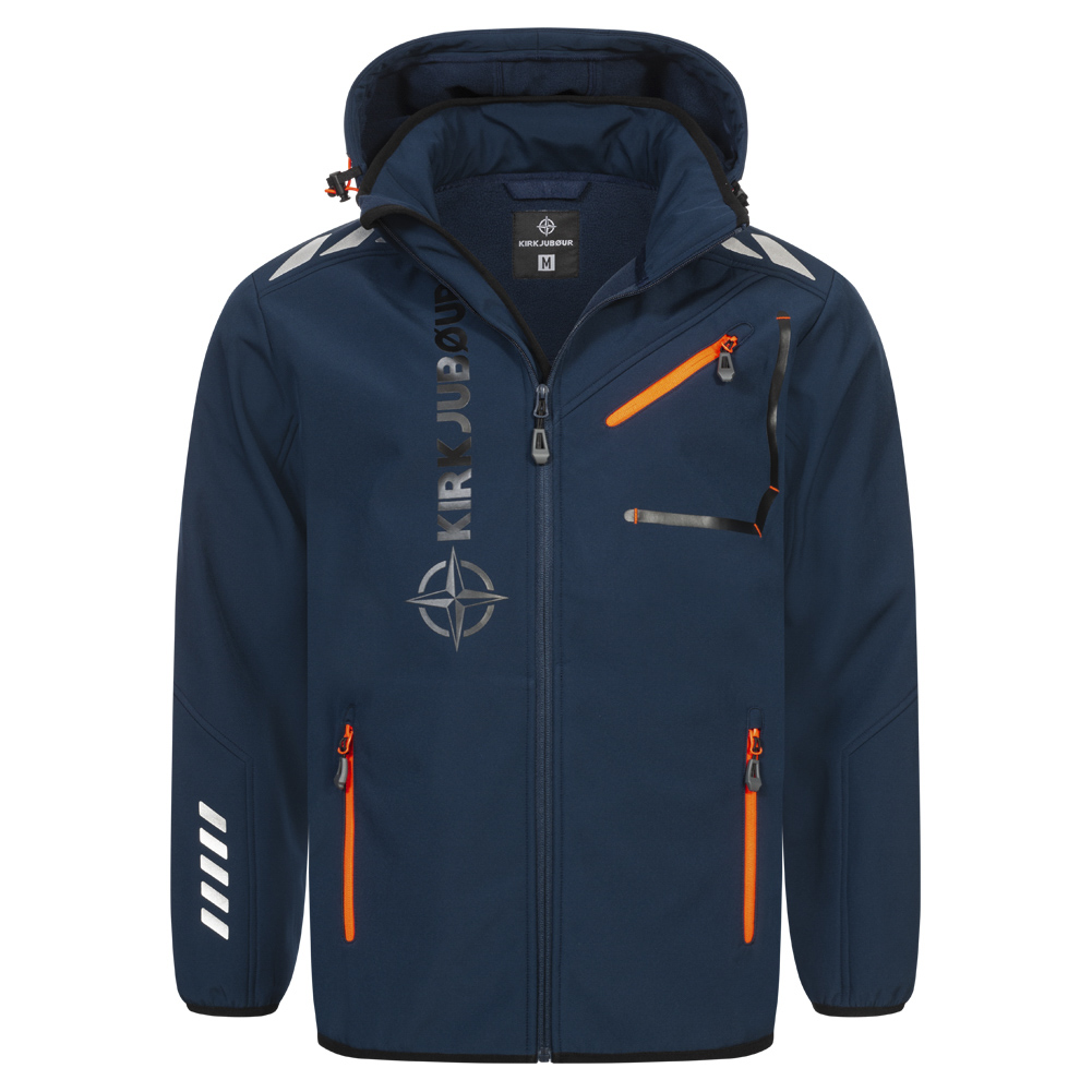 Męska kurtka KIRKJUBØUR® "Alvik" SOFTSHELL 10.000 mm słupa wody
