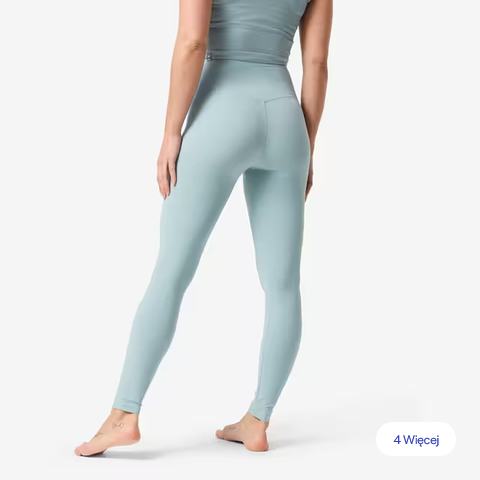 Legginsy do jogi i pilatesu damskie Domyos (pełna rozmiarówka)