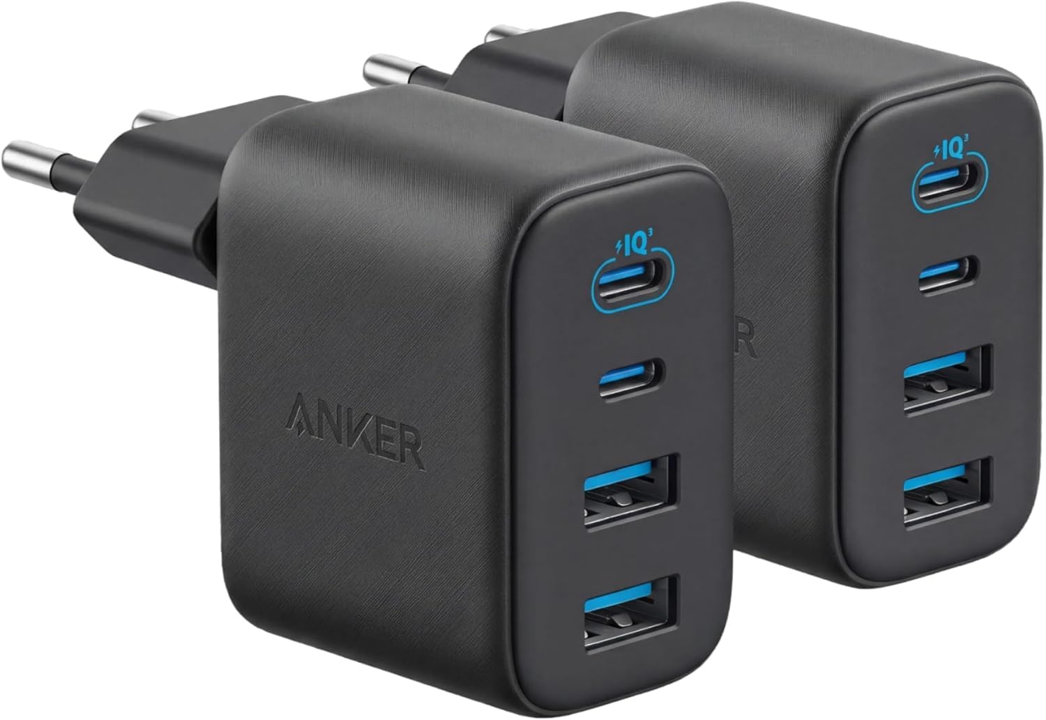 2 SZTUKI - Anker Zolo ładowarka USB-C Zolo 50 W 4 porty 2×USB-C 2×USB-A