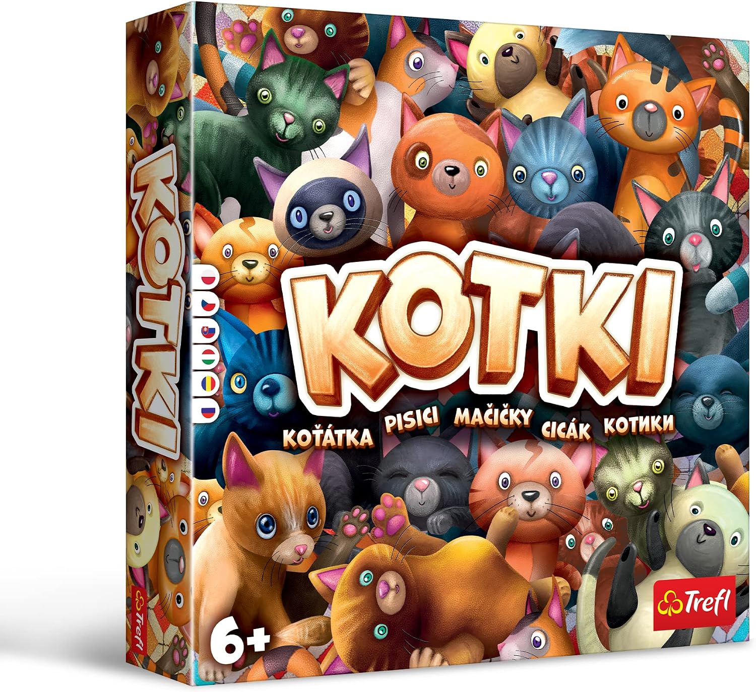Planszowa gra Trefl - Gra Kotki Gra Rodzinna