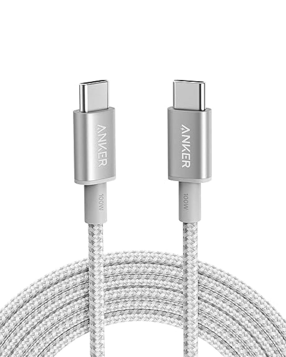 Anker kabel USB-C 100 W 3 m nylon (biały lub czarny do wyboru)