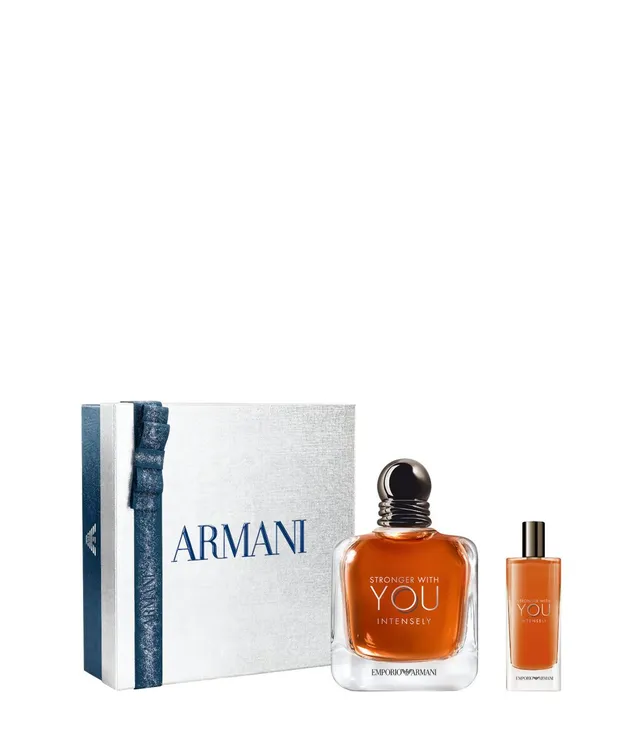 ZESTAW UPOMINKOWY: Giorgio Armani Emporio Armani Stronger With You Intensely Eau de Parfum 100ml + EDP 15ml