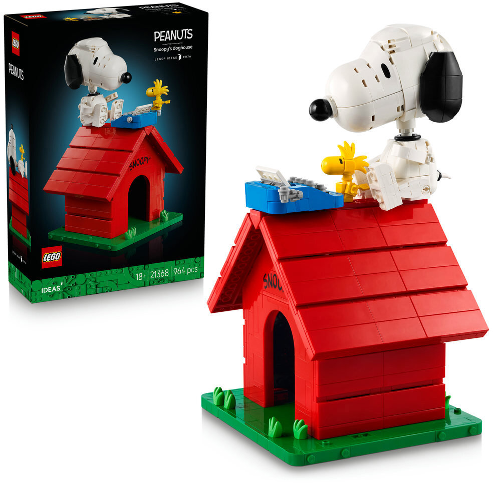 LEGO 21368 IDEAS Fistaszki: Buda Snoopy’ego