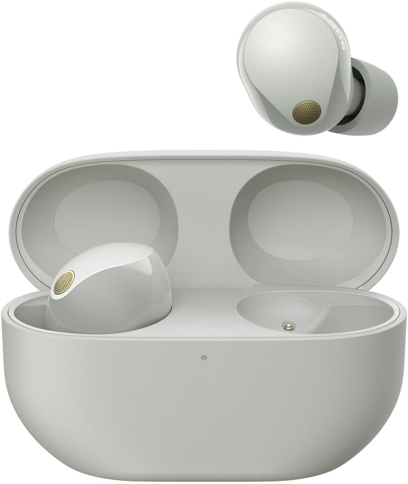 Sony WF1000XM5S.CE7 Słuchawki Douszne Srebrny Do 24 h ANC LDAC