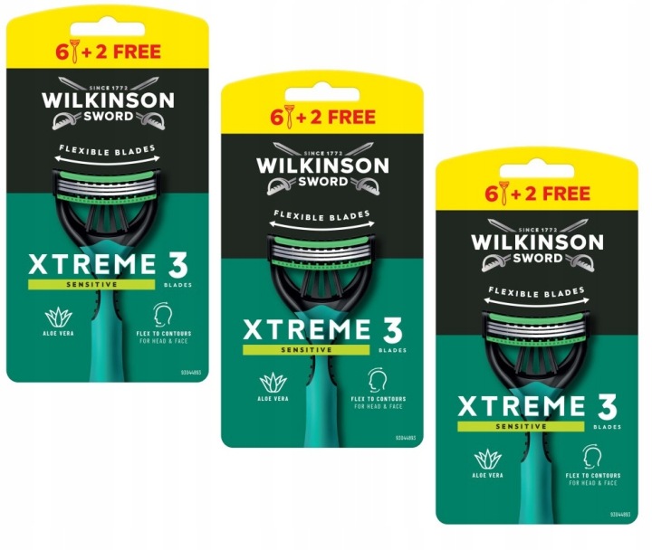 Wilkinson Xtreme3 Sensitive jednorazowe maszynki do golenia 24 szt. - od Oficjalny sklep Edgewell