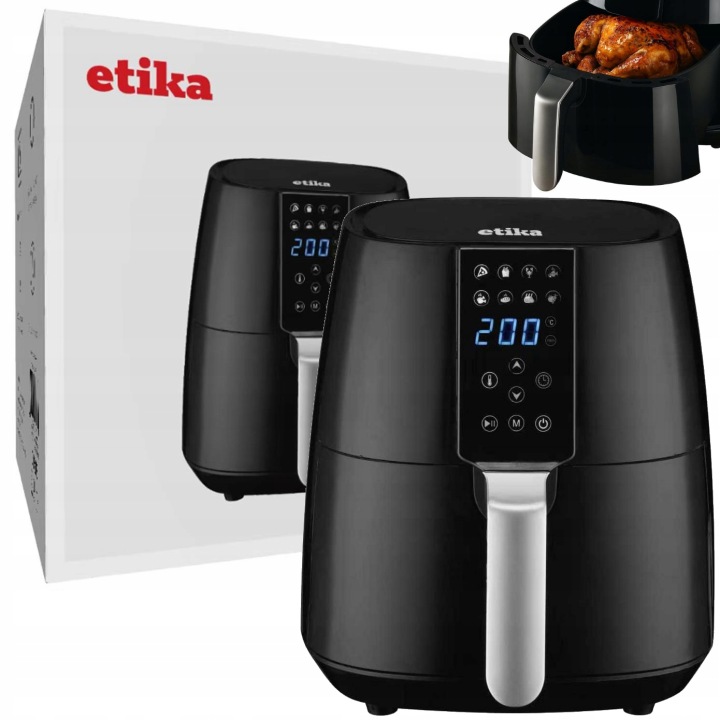 RYTKOWNICA BEZTŁUSZCZOWA AIR FRYER FRYTOWNICA DUŻA 4L MISA - od Oficjalny sklep etika