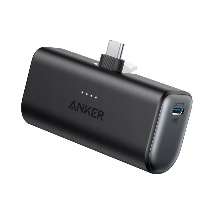 Powerbank 5000 mAh 22,5 W Anker Nano z wbudowanym złączem USB C czarny - od Anker_Direct