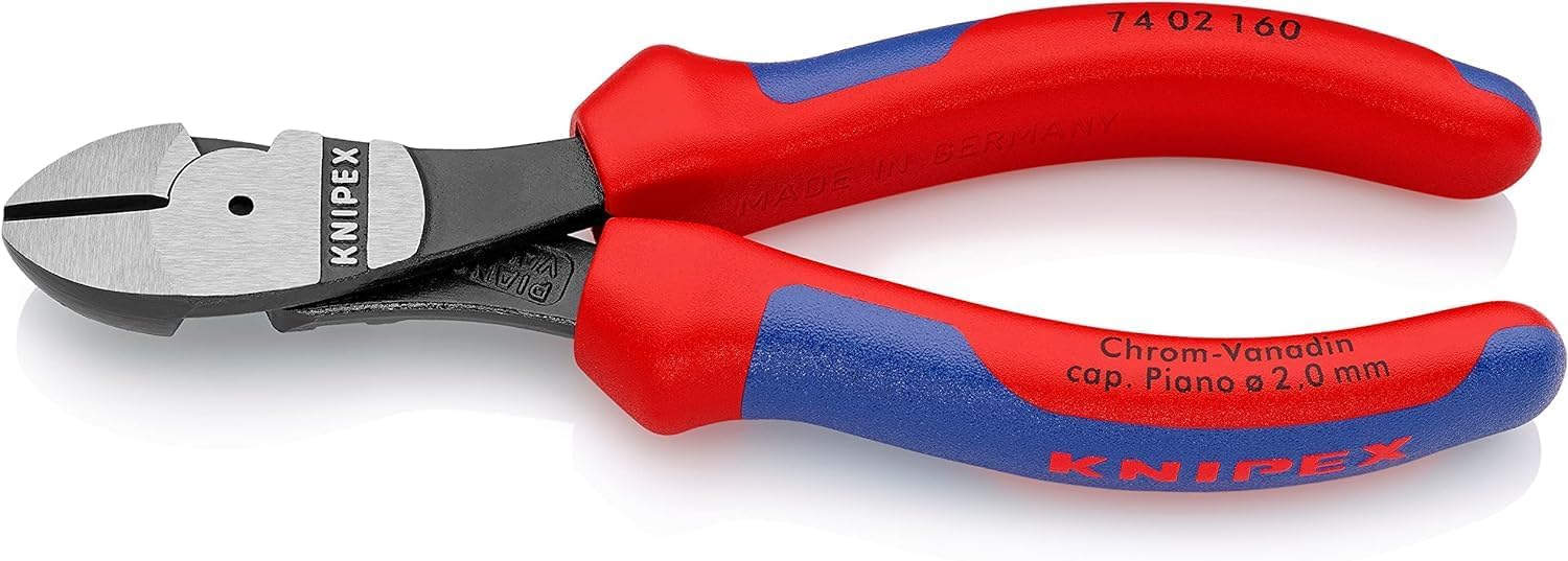 KNIPEX Szczypce tnące boczne z osłonkami wielokomponentowymi 160 mm 74 02 160
