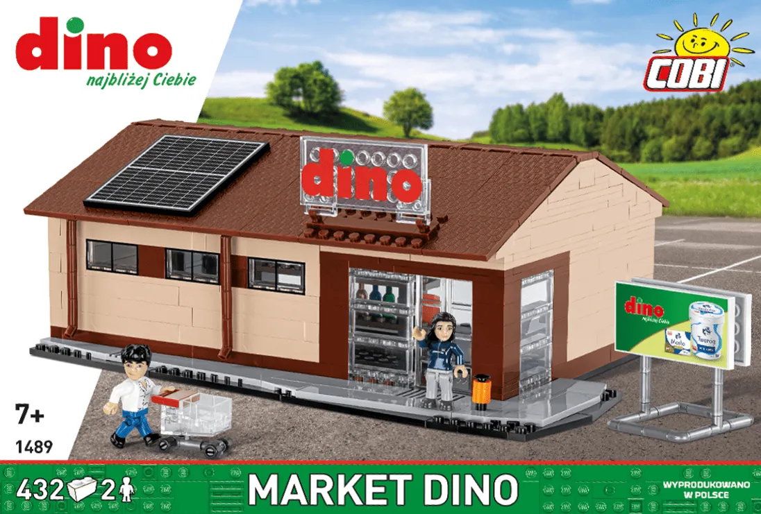 POLSKI PRODUKT: Klocki Cobi Market Dino MW 1489