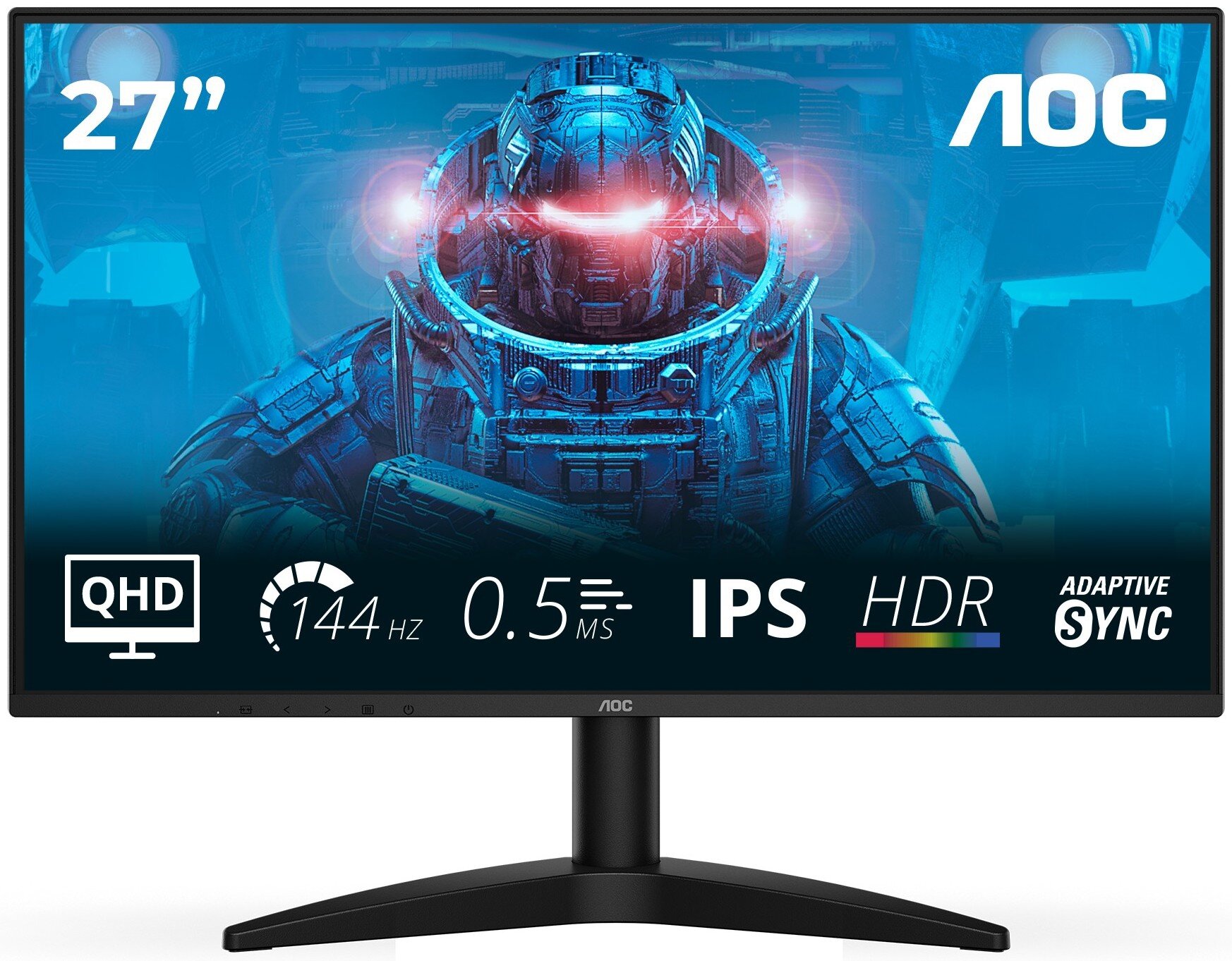 Monitor AOC Q27B36X 27" 2560x1440px IPS 144Hz 0.5 ms [MPRT]