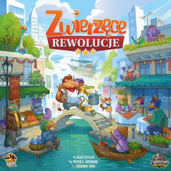 Zwierzęce rewolucje gra planszowa Lucky Duck Games