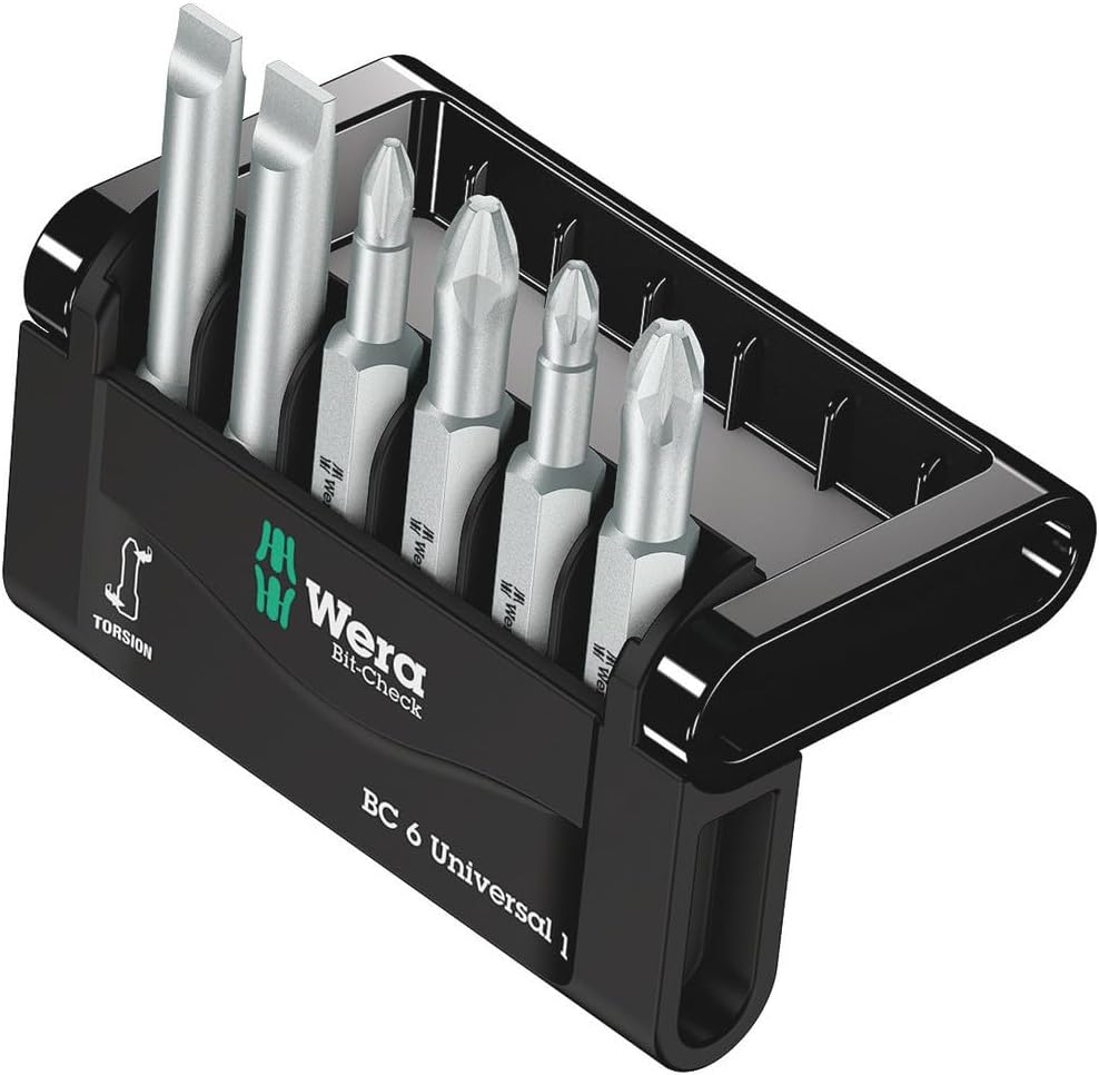 Wera 5056474001 Zestaw Bitów z Uchwytem 6 elementów