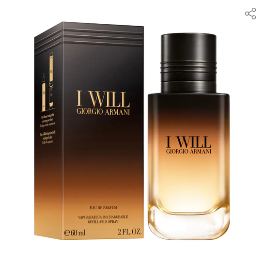 Armani I Will Eau de Parfum Perfumy dla mężczyzn 60 ML (NOWŚĆ 2026)
