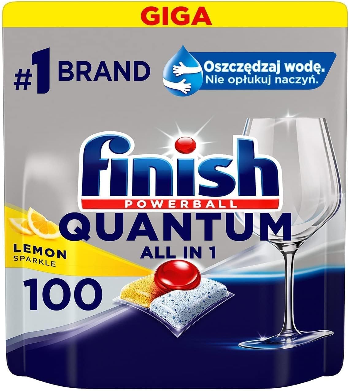 FINISH Kapsułki Quantum All-in-1 100 lemon (50 groszy / 1 szt.)