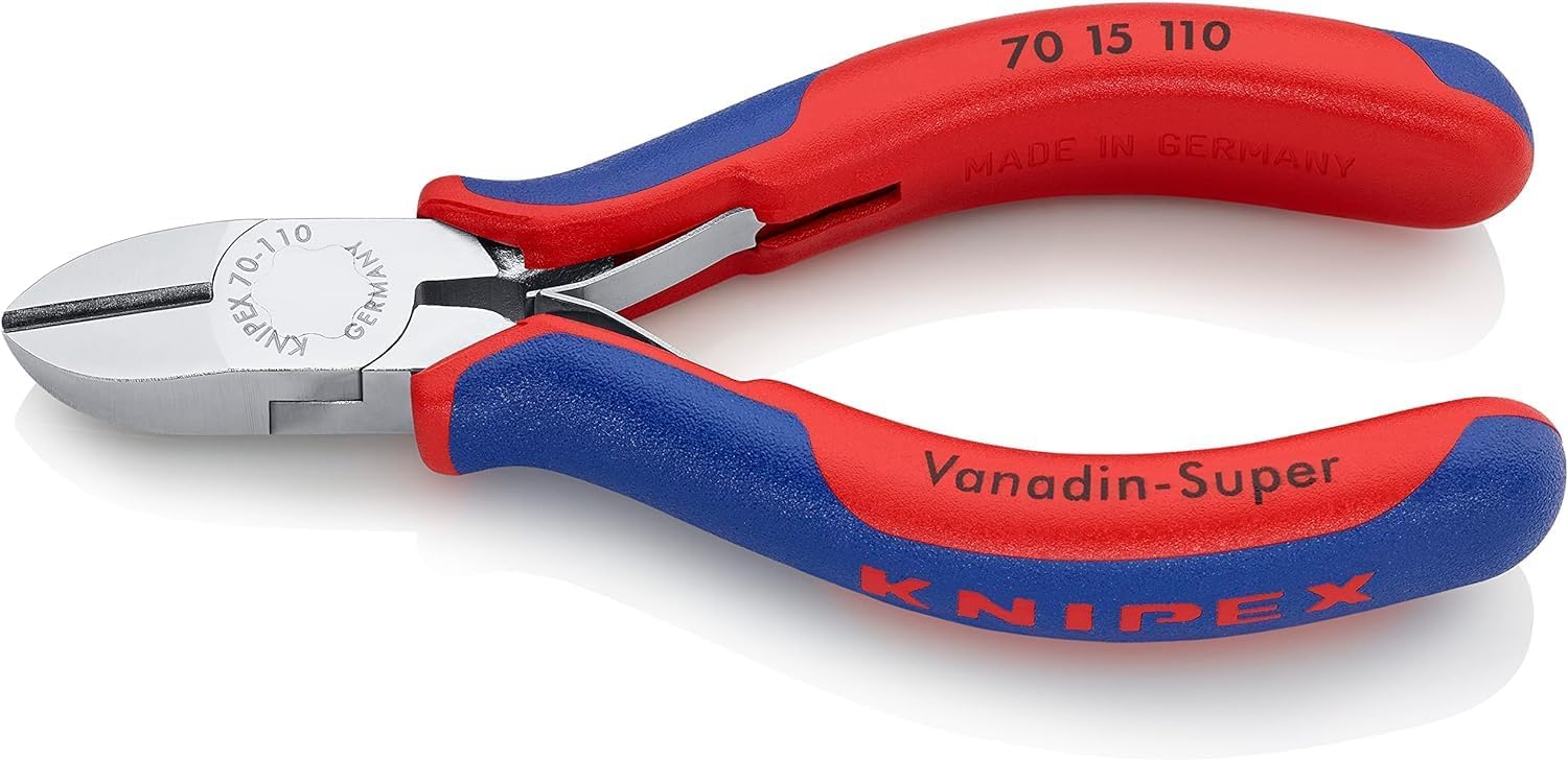KNIPEX Szczypce tnące boczne chromowany z osłonkami wielokomponentowymi 110 mm 70 15 110