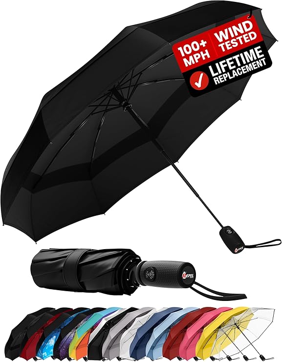 Parasol Repel Umbrella Repel Umbrella Windproof Travel (dożywotnia gwarancja)