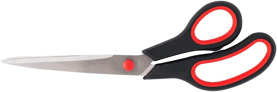 D_RECT Nożyczki 25 cm ze Stali Nierdzewnej SG-250 Ergonomiczny Uchwyt Gumow