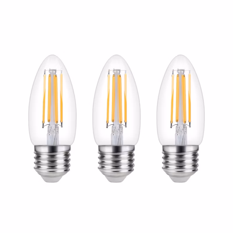 3 SZTUKI - Żarówka LED Diall Filament C35 E27 470 lm 4000