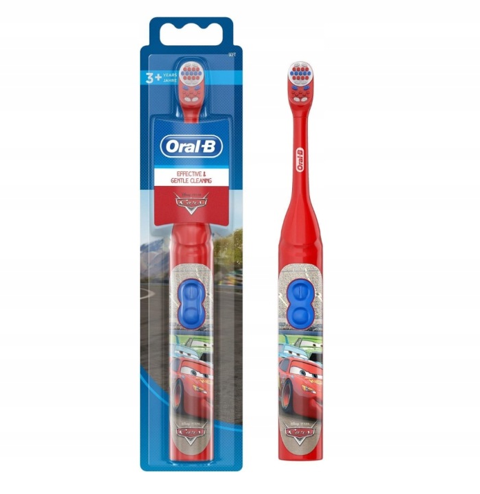 SZCZOTECZKA ELEKTRYCZNA DLA DZIECI ORAL-B BRAUN AUTA CARS + TIMER - od Oral-Care