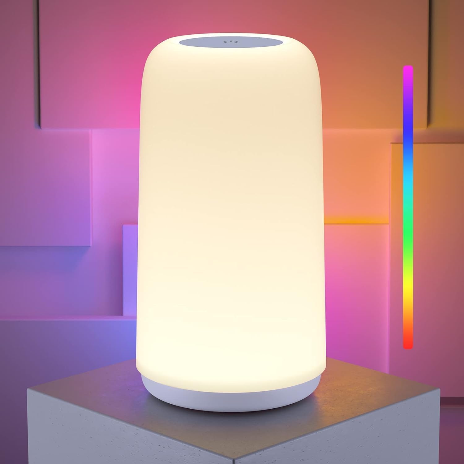 ROOTRO Lampka nocna dotykowa - 3-stopniowa RGB (błąd cenowy - przewalutowania)