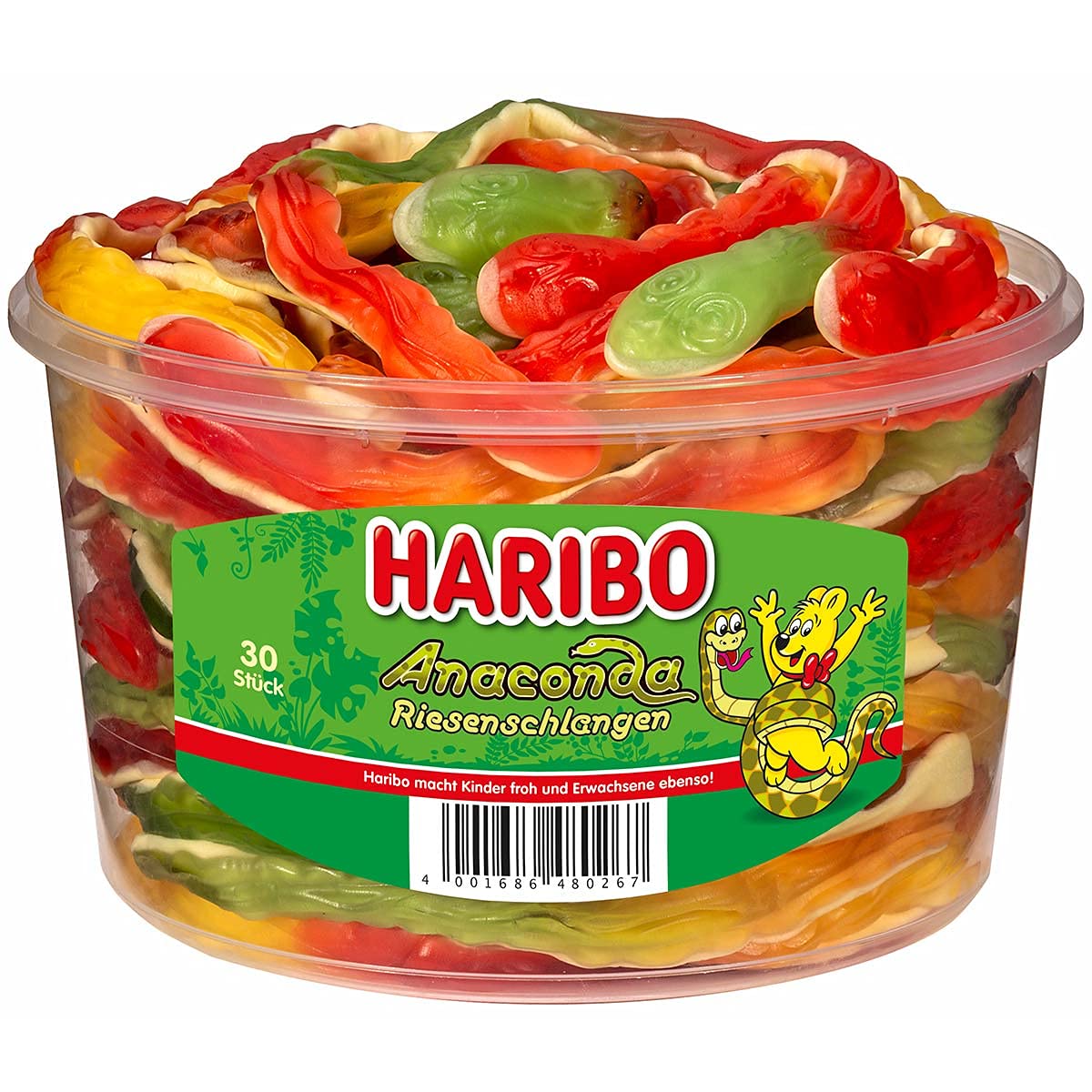 Haribo Anaconda wielkie węże - owocowe 1,2 kg