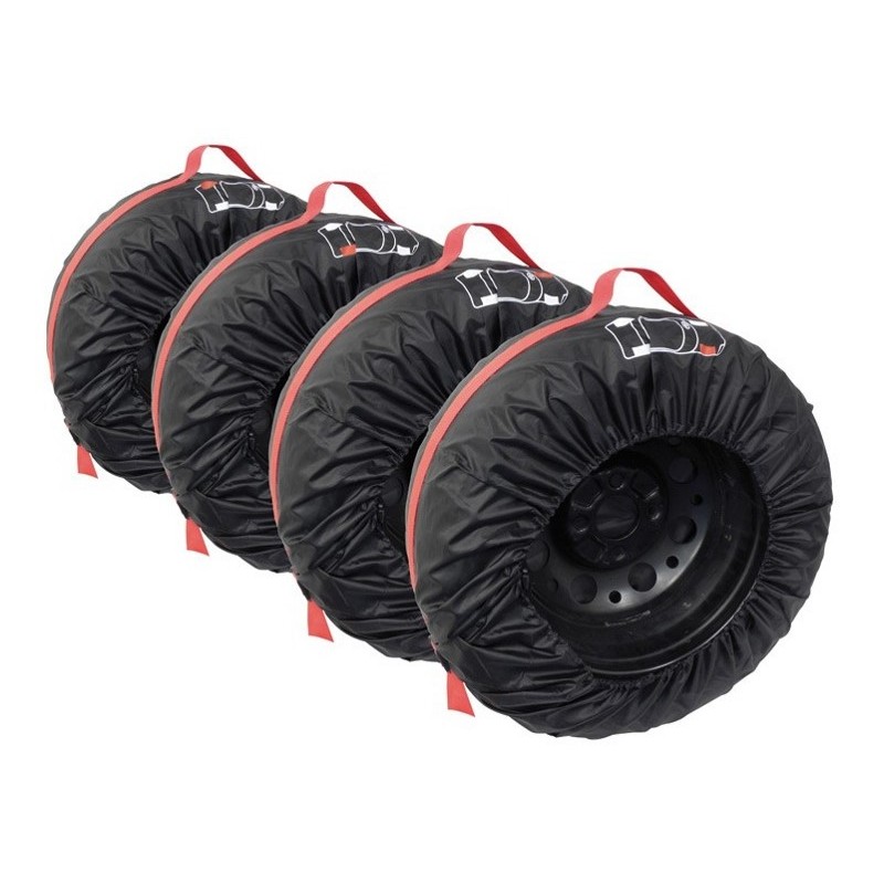 Carmotion Zestaw pokrowców na koła lub opony 13" - 15" 4 szt. + pendzel detaligowy (GRATiS)