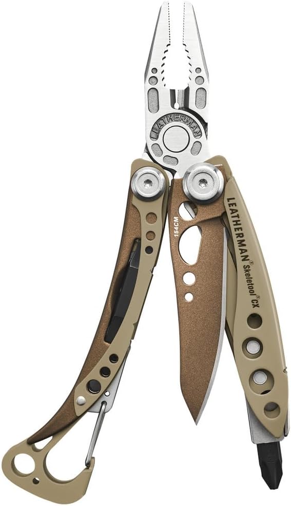 Leatherman Skeletool CX Stal Nierdzewna Sandstorm (różne wersje kolorystyczne do wyboru)