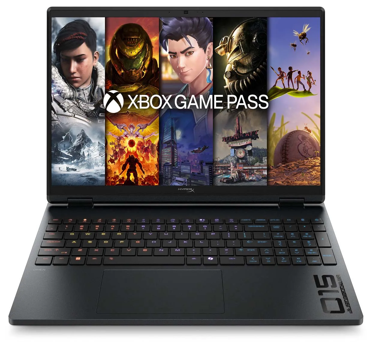Laptop gamingowy HyperX OMEN 15-gb0075nwx 15,3" 180Hz R5 240 16GB RAM 512GB Dysk SSD RTX5050 DLSS4 Win11 Czarny + dowolny drugi przedmiot