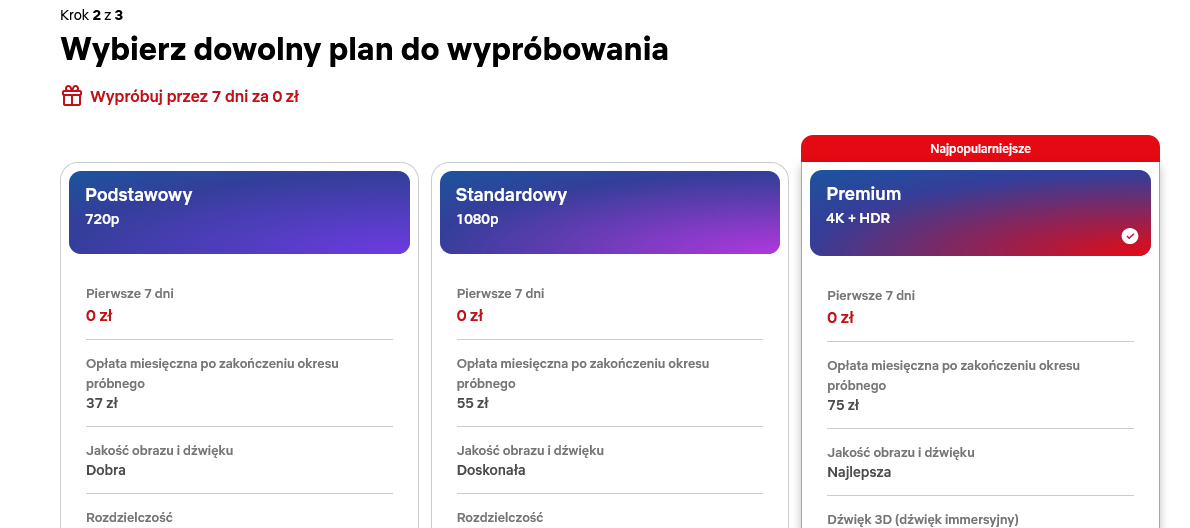 DARMOWE 7 DNI oglądania filmów i seriali za friko (nowe konta) - NETFLIX