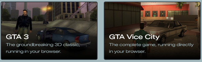 DARMOWE GRY "GTA 3" i "GTA: Vice City" (przeglądarka) - Guenq
