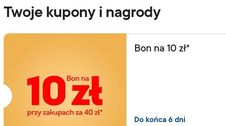 KUPON -10 PLN na zakupy za min. 40 PLN - Żabka