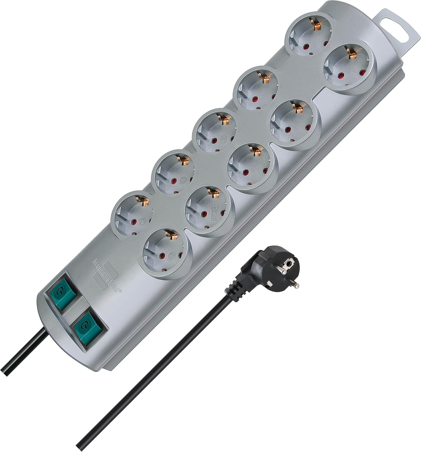 Brennenstuhl Primera-Line listwa zasilająca 10 gniazdek 2 metry 3500W