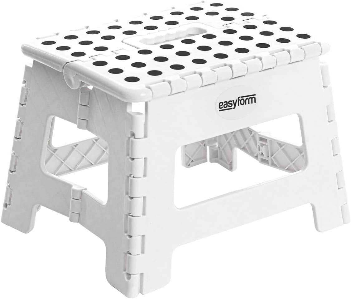 EASYFORM Składany Taboret Antypoślizgowy, wys. 22 cm - do 150 kg (różne wersje kolorystyczne)