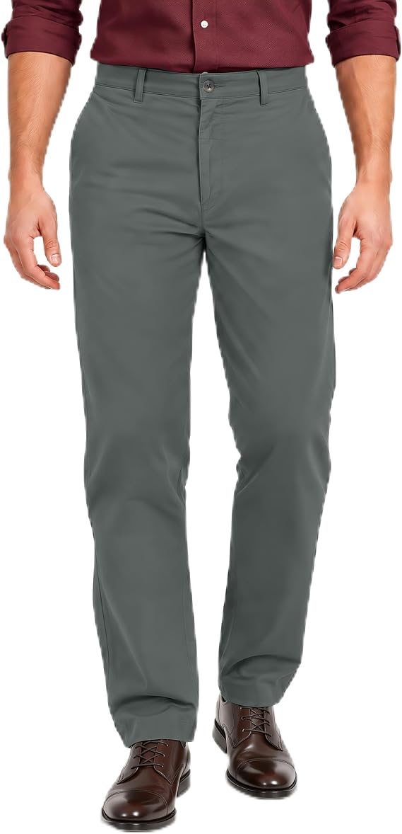 NY Threads Męskie spodnie chino z elastycznej bawełny luźny krój (3 kolory - opis)