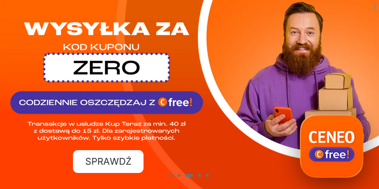DARMOWA WYSYŁKA z CENEO przy zakupacch na min. 40 PLN