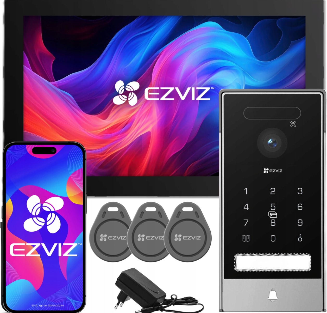 EZVIZ HP7 Pro Wideodomofon Wi-Fi z podglądem live i otwieraniem zdalnym