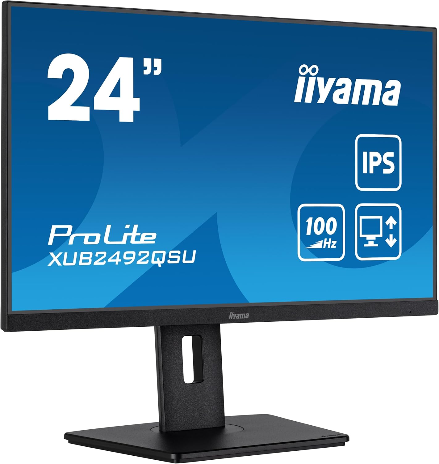 Monitor iiyama XUB2492QSU-B1 Monitor 60.5 cm, IPS, 2560x1440/100Hz, 1H1DP, HAS