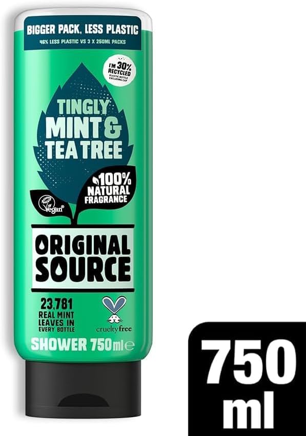 Żel pod prysznic Original Source, z miętą i drzewem herbacianym - 750 ML